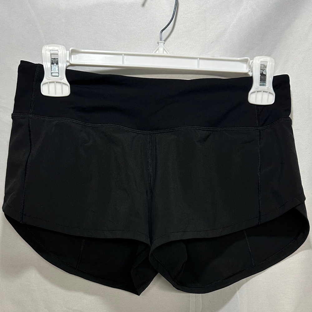 lululemon athletica Jet Black Athletic Shorts